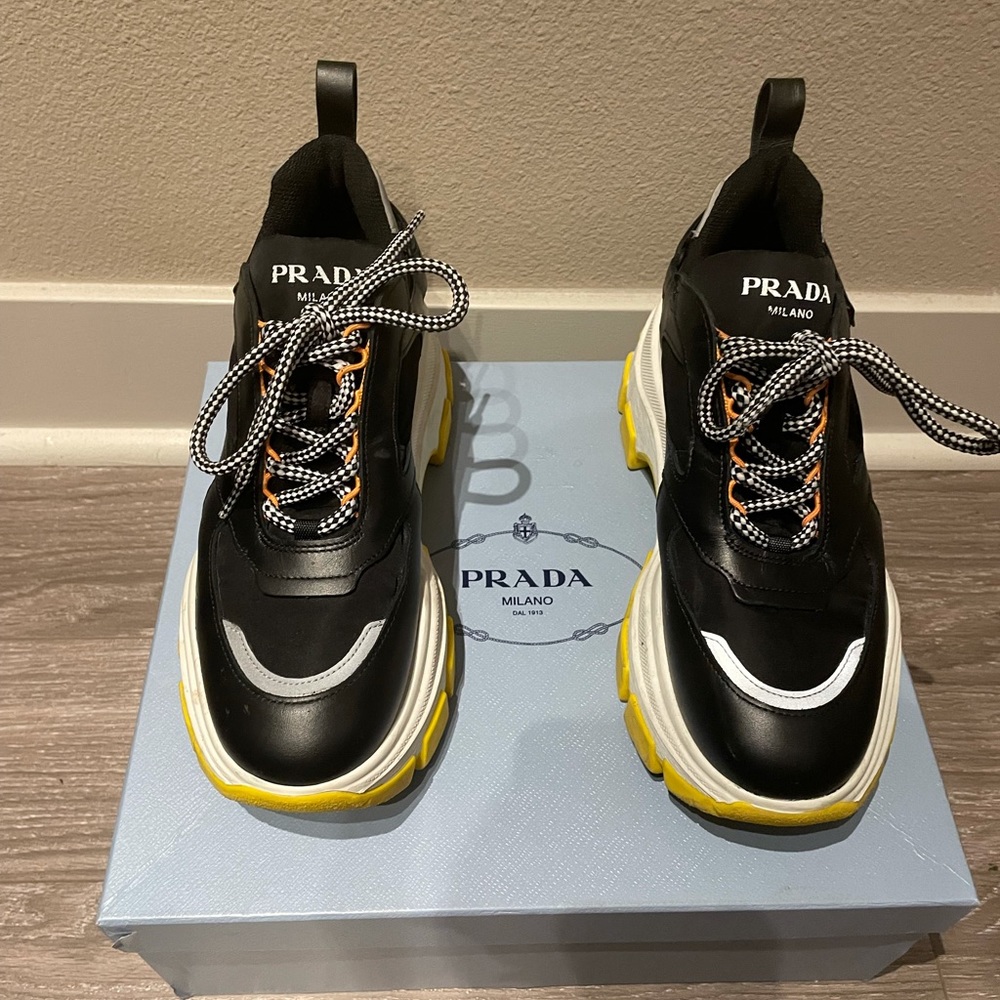 Prada platform sneakers